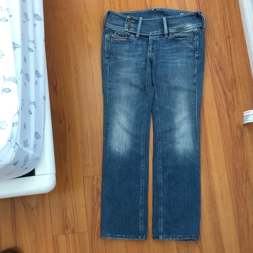 Diesel low-rise straight leg Jeans